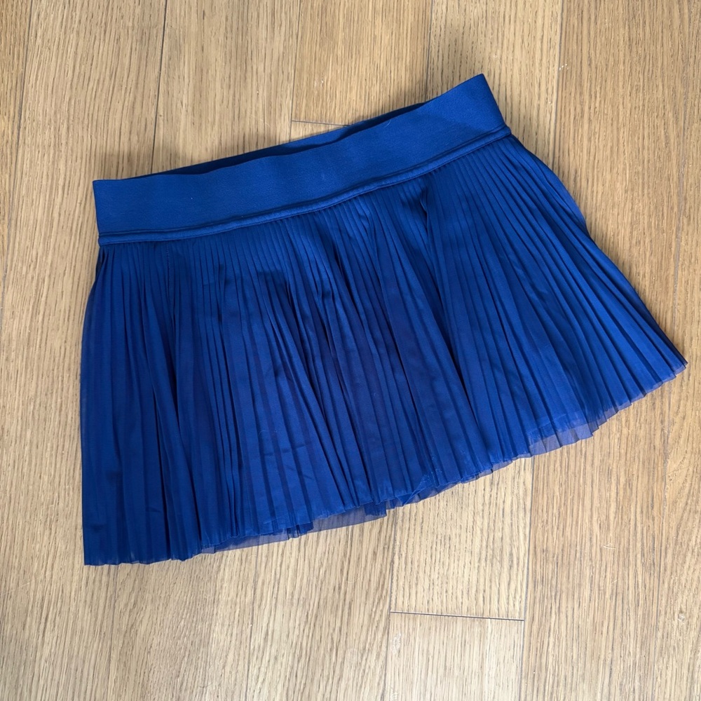 lululemon Navy Pleated Tennis Mini Skirt